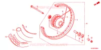 ROUE AVANT pour Honda DREAM 125 KIRANA de 2007