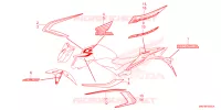 AUTOCOLLANTS pour Honda CB 500 F ABS de 2021