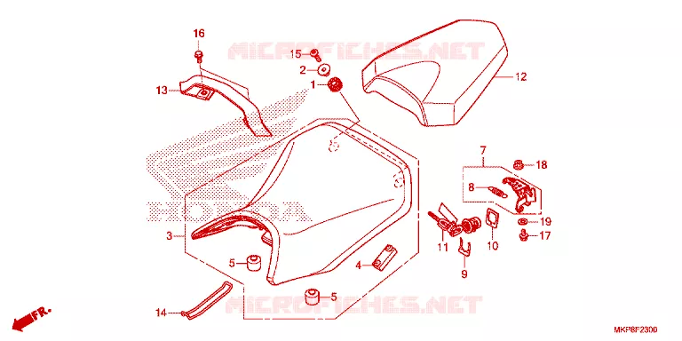 SELLE Honda MOTO 500 CB 2021  CB500FAM