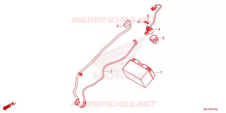 BATTERIE Honda MOTO 650 CB 2021  CB650RAM