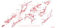 COUVERCLES LATERAUX   ARRIERES pour Honda CBR 250 RR ABS de 2023