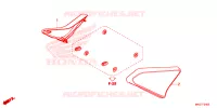 COUVERCLES LATERAUX pour Honda REBEL 500 de 2021