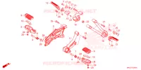 REPOSE PIED pour Honda REBEL 500 de 2021