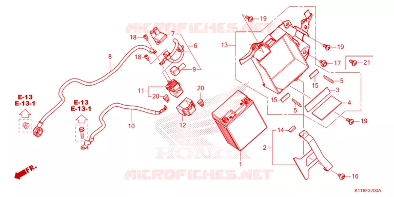 BATTERIE Honda MOTO 300 CRF 2023  CRF300LDP