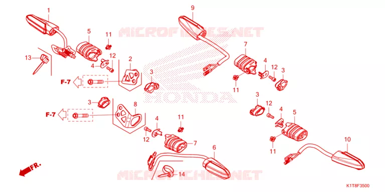 CLIGNOTANT Honda MOTO 300 CRF 2023  CRF300LRP