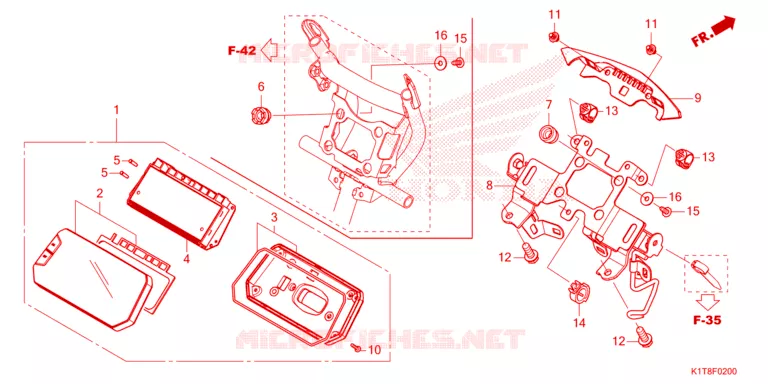 COMPTEUR Honda MOTO 300 CRF 2023  CRF300LRP