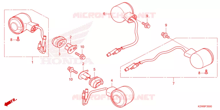 CLIGNOTANT Honda MOTO 125 DAX 2023  ST125AP