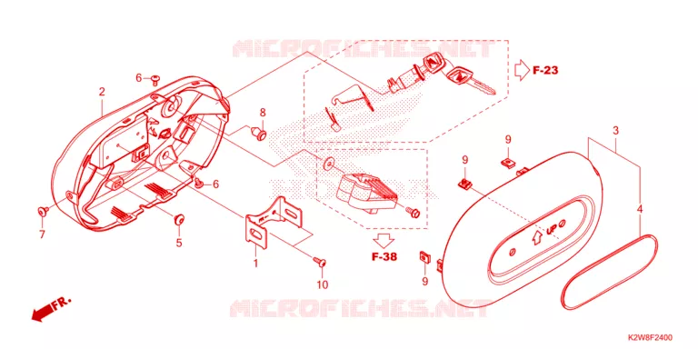 COUVERCLES LATERAUX Honda MOTO 125 DAX 2024  ST125AP