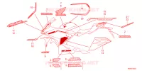 AUTOCOLLANTS pour Honda CBR 250 RR SPECIAL de 2023