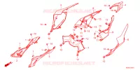 COUVERCLES LATERAUX   ARRIERES pour Honda CBR 250 RR SPECIAL de 2023
