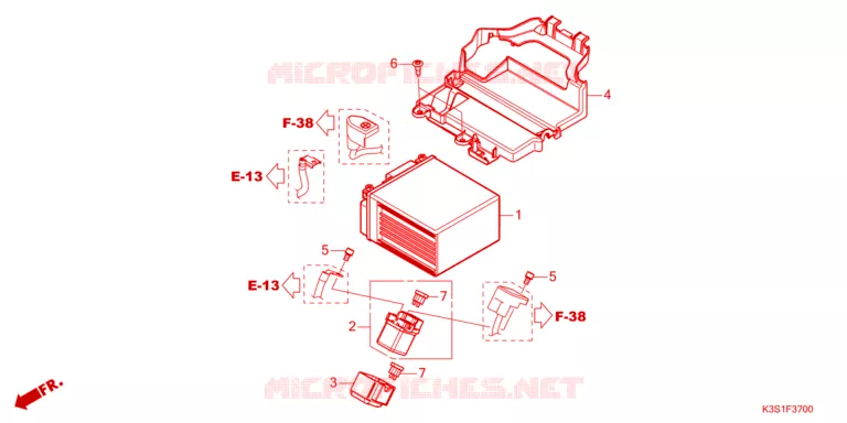 BATTERIE Honda MOTO 250 CL 2023  CL250AP