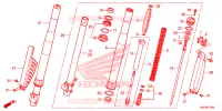 FOURCHE pour Honda CRF 150 R de 2024