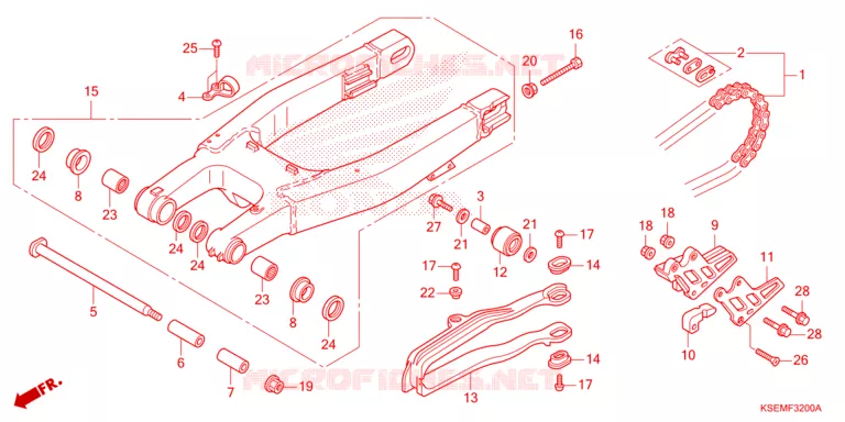 BRAS OSCILLANT Honda MOTO 150 CRF 2024  CRF150RR