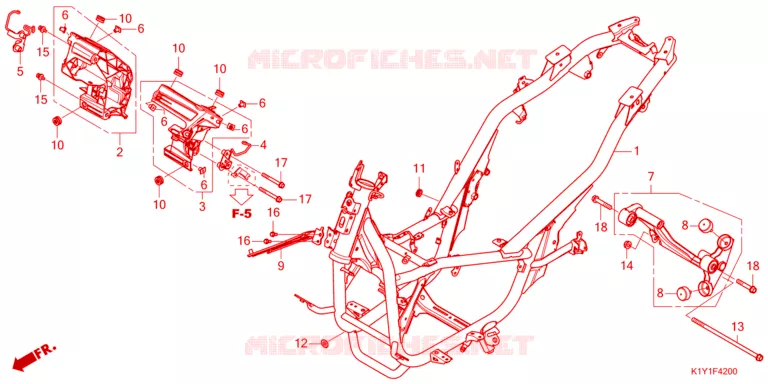 CADRE Honda SCOOTER 125 PCX 2024  WW125AP
