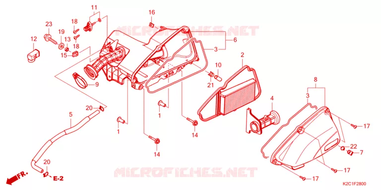 FILTRE A AIR Honda SCOOTER 110 DIO 2023  NSC110P