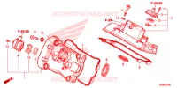 COUVRE CULASSE pour Honda VFR 800 F de 2014