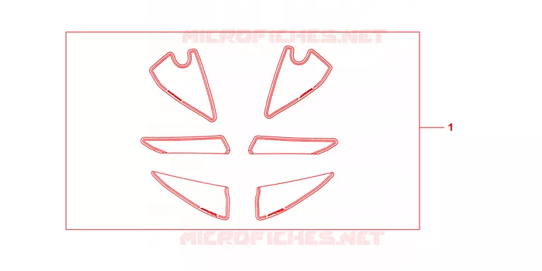 KIT DECO RACING Honda MOTO 600 CBR 2007  CBR600RR7