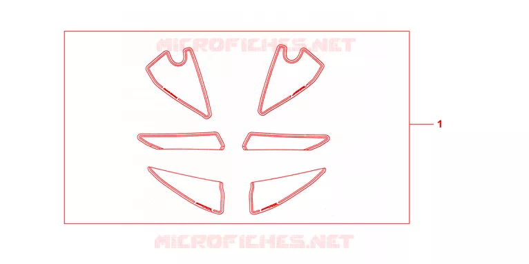 KIT DECO RACING Honda MOTO 600 CBR 2007  CBR600RR7