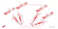 ARBRE A CAMES   SOUPAPE pour Honda PAN EUROPEAN 1300 ABS de 2006