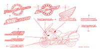 AUTOCOLLANTS pour Honda PAN EUROPEAN 1300 ABS de 2006
