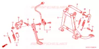 BEQUILLE pour Honda PAN EUROPEAN 1300 ABS de 2006