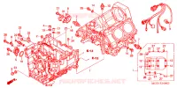 CARTER MOTEUR pour Honda PAN EUROPEAN 1300 ABS de 2006
