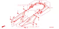 COUVERCLES LATERAUX   ARRIERES pour Honda PAN EUROPEAN 1300 ABS de 2006