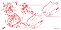SACOCHE DE SELLE pour Honda PAN EUROPEAN 1300 ABS de 2006