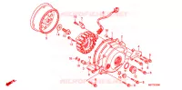 ALTERNATEUR pour Honda XL 1000 VARADERO ABS F de 2010