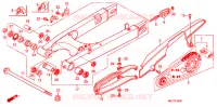 BRAS OSCILLANT pour Honda XL 1000 VARADERO ABS F de 2010