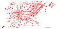 CADRE pour Honda XL 1000 VARADERO ABS F de 2010