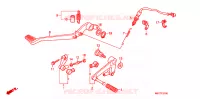 PEDALE pour Honda XL 1000 VARADERO ABS F de 2010