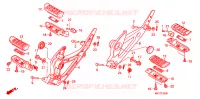 REPOSE PIED pour Honda XL 1000 VARADERO ABS F de 2010