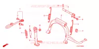 BEQUILLE pour Honda SH 300 de 2007