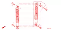 AMORTISSEUR ARRIERE pour Honda SH 300 ABS de 2008