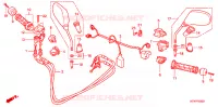 COMMODO   CABLE   RETROVISEUR pour Honda SH 300 ABS de 2008