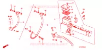 MAITRE CYLINDRE DE FREIN ARRIERE pour Honda SH 300 ABS de 2008