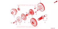 TRANSMISSION PRIMAIRE pour Honda GL 1800 GOLD WING ABS NOIRE de 2014