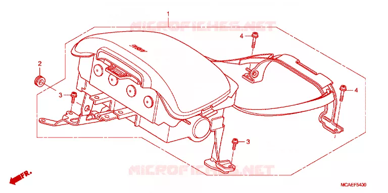 MODULE AIRBAG Honda MOTO 1800 GOLD-WING 2014  GL1800E