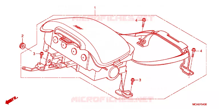 MODULE AIRBAG Honda MOTO 1800 GOLD-WING 2016  GL1800G