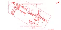 ETRIER DE FREIN ARRIERE pour Honda NX 250 AX1 de 1988