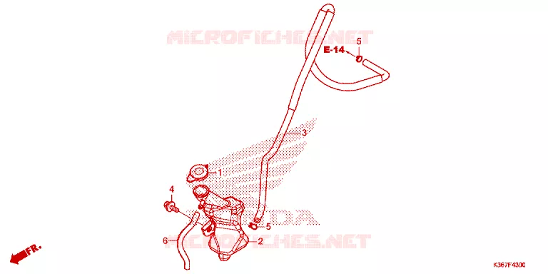 VASE D'EXPANSION Honda SCOOTER 150 PCX 2015  WW150EX2F
