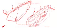 COUVERCLES LATERAUX pour Honda AFRICA TWIN 750 de 2000