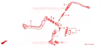 PEDALE pour Honda AFRICA TWIN 750 de 2000