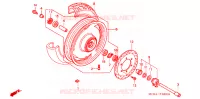 ROUE AVANT pour Honda VT 1100 SHADOW C2 SABRE de 2000