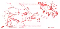 GUIDON   CARENAGE pour Honda SH 125 de 2008