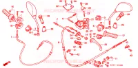 LEVIER DE GUIDON   CABLE   COMMODO pour Honda SH 125 de 2008
