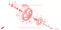 ROUE AVANT pour Honda SH 125 de 2008