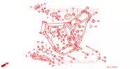 CADRE pour Honda XR 250 R de 1991