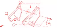 COUVERCLES LATERAUX pour Honda XR 250 R de 1991
